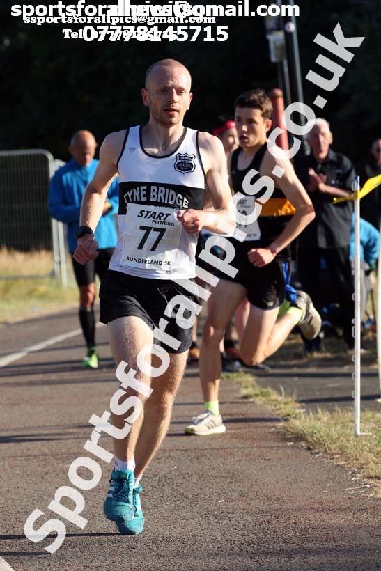 Senior mens 2018 Sunderland 5k Road Race, Silksworth, Sunderland. Photo: David T. Hewitson/Sports for All Pics